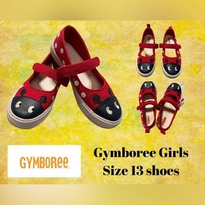 Gymboree Girls Size 13 Ladybug Canvas shoes
